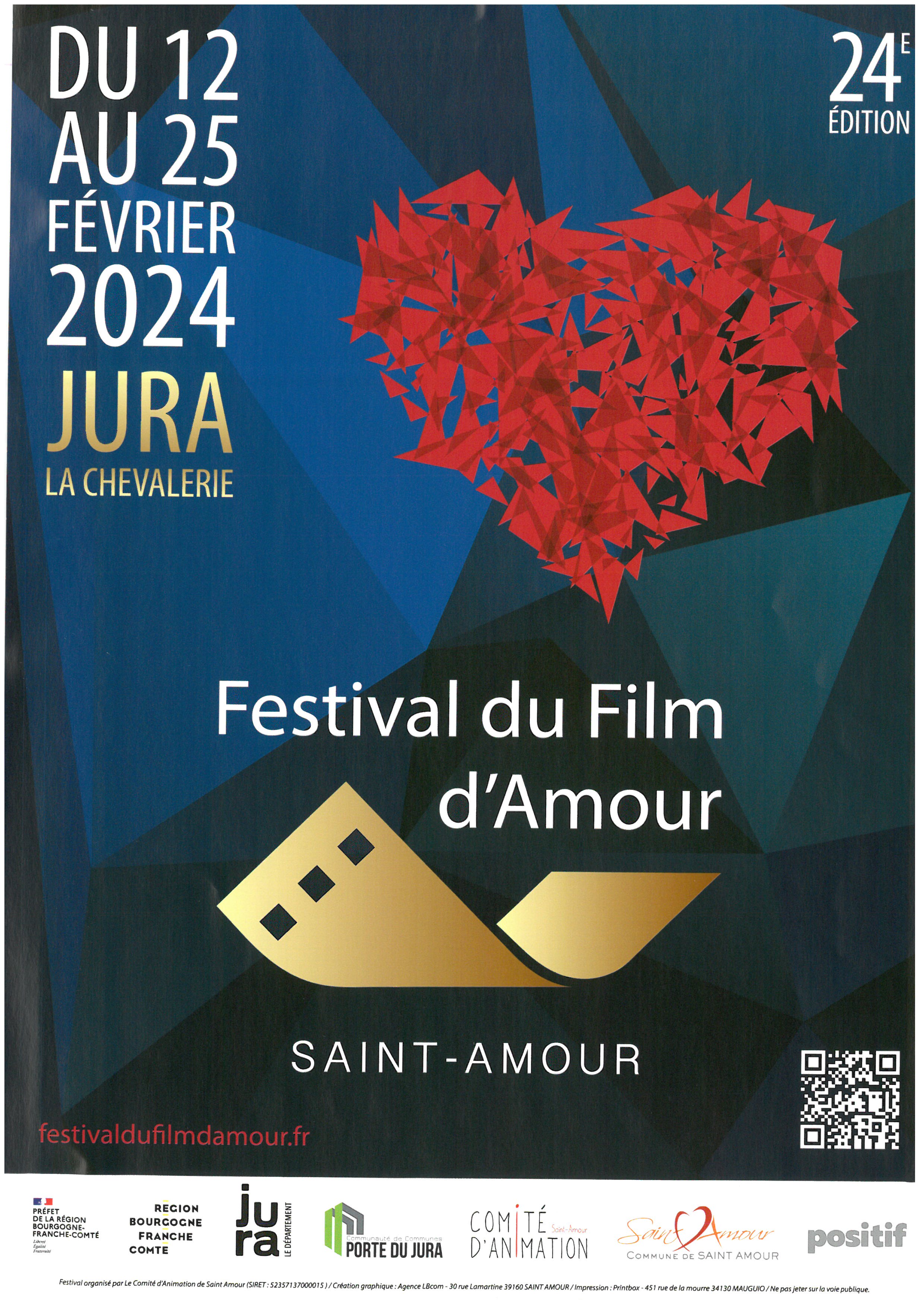 Affiche Festival Film St Amour