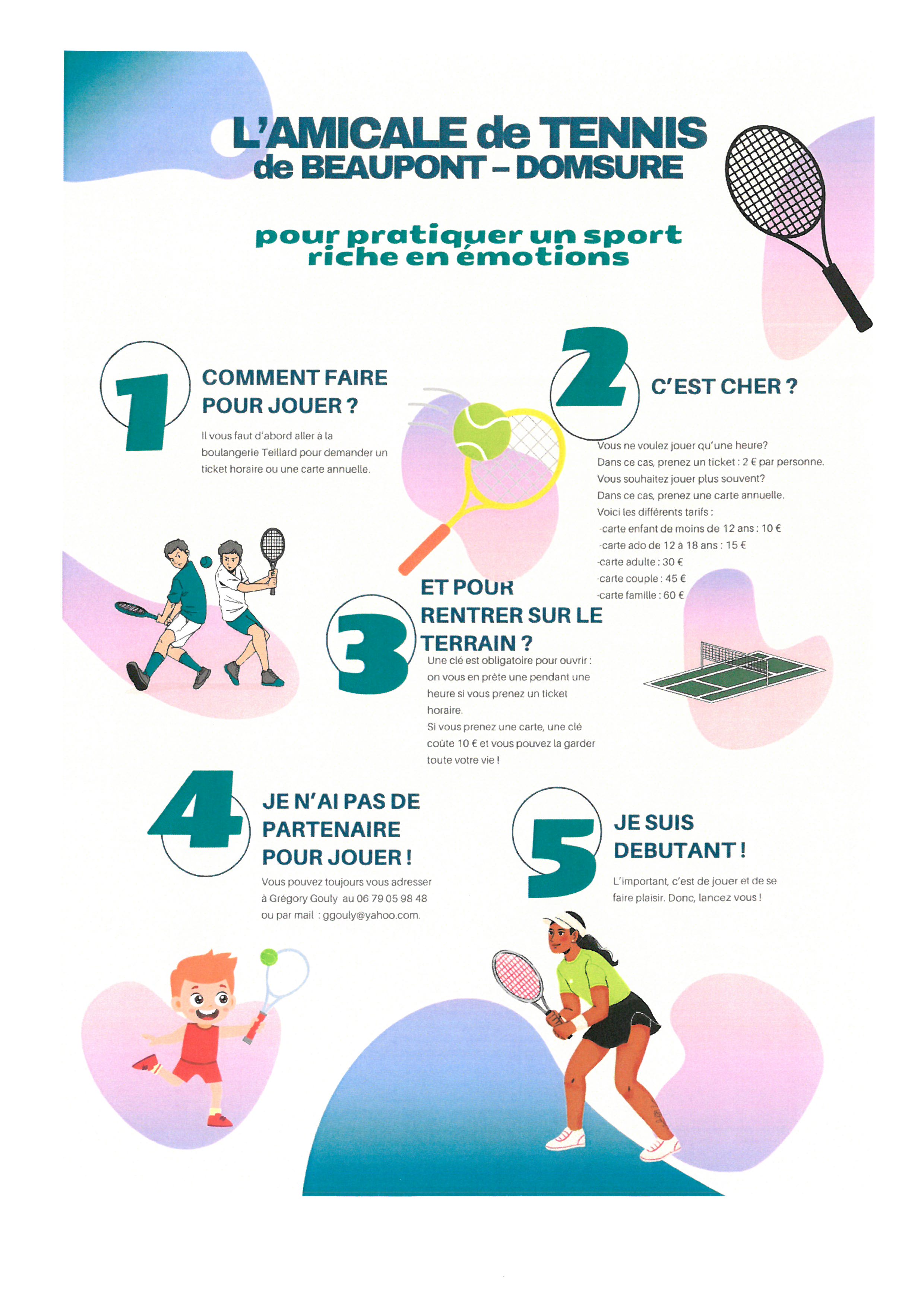 Affiche tennis