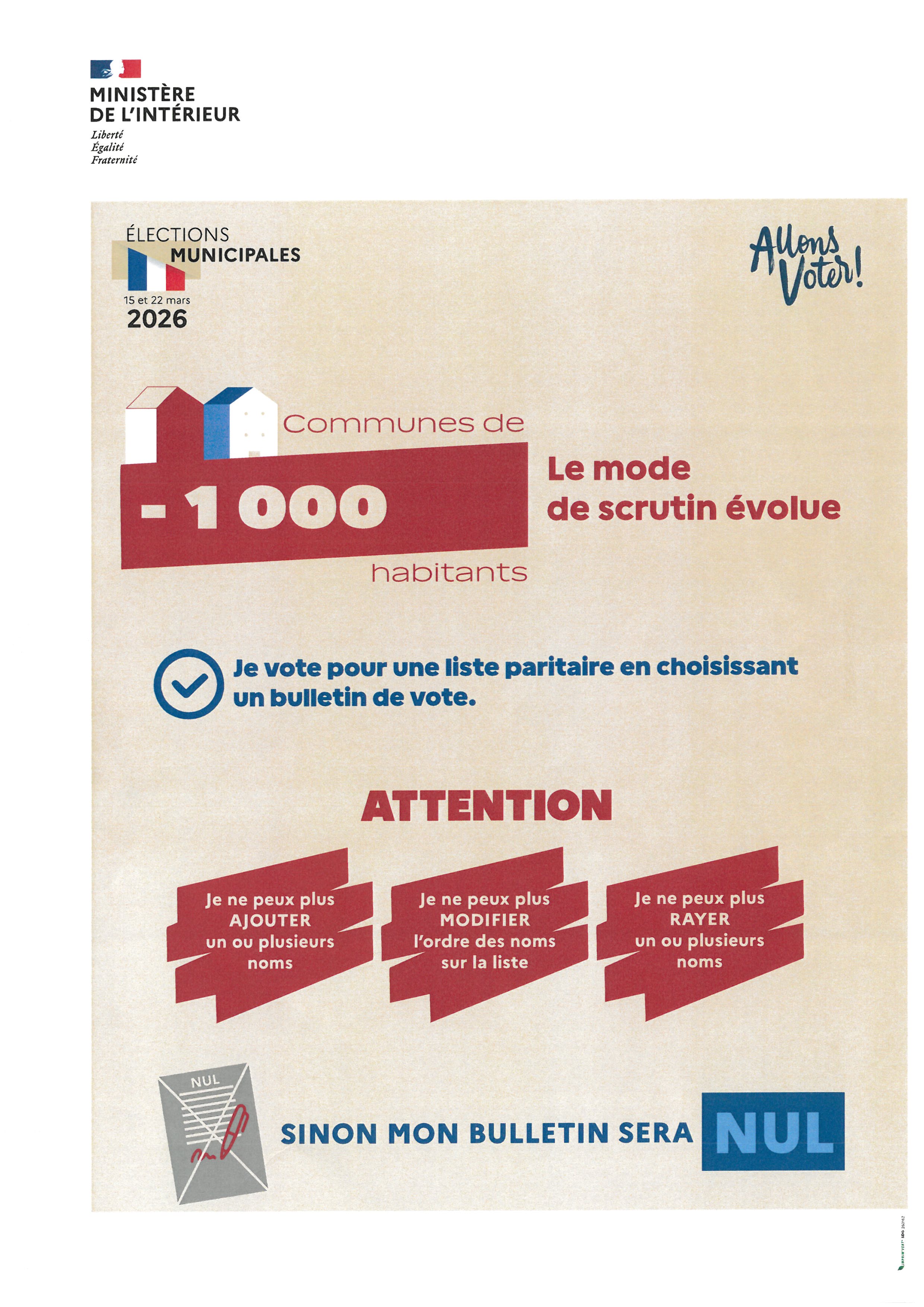 Elections municipales le mode de scruin évolue