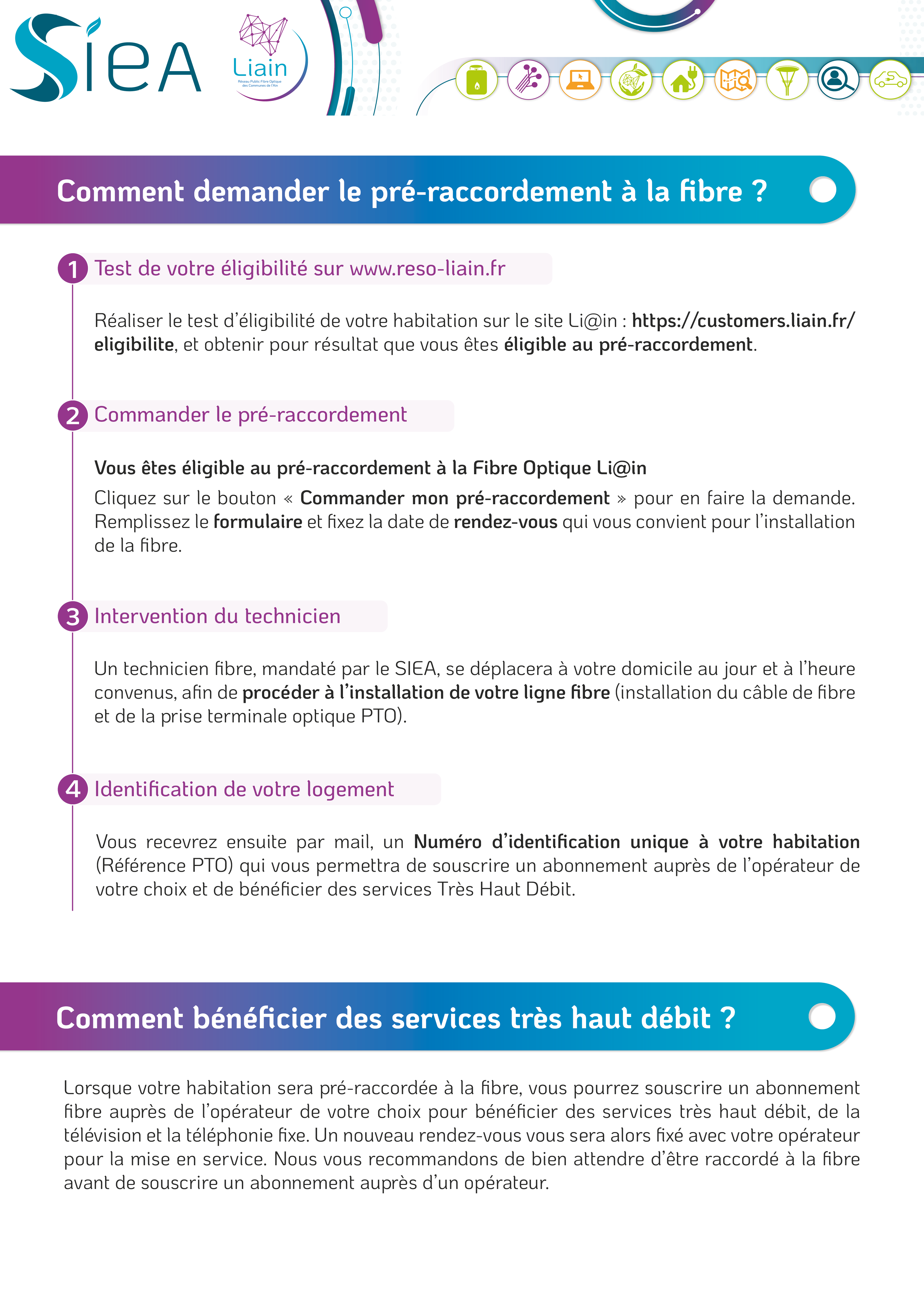 Flyer A5 pré raccordement verso