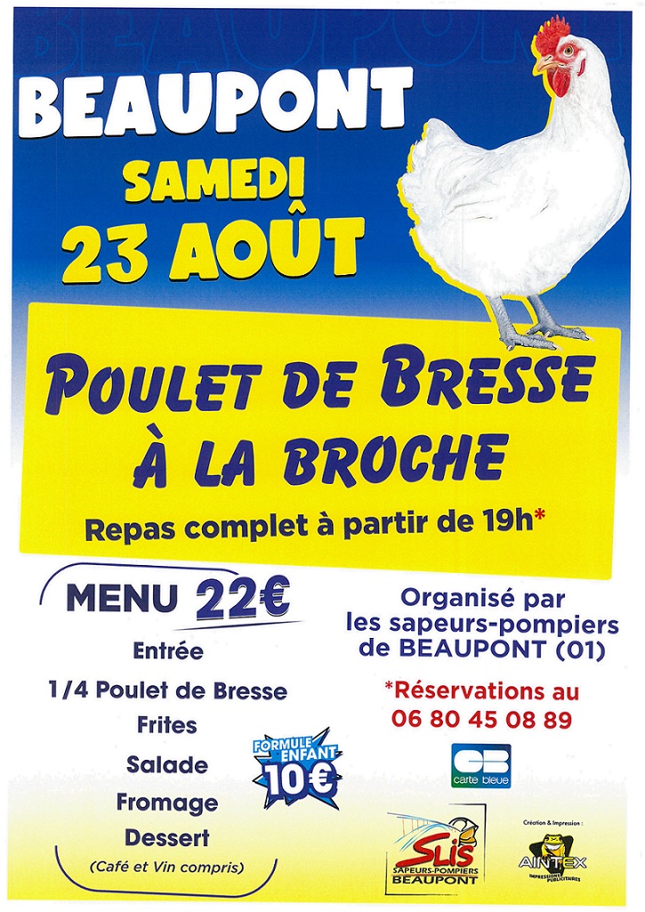 Poulet à la broche 23 08 25 Beaupont
