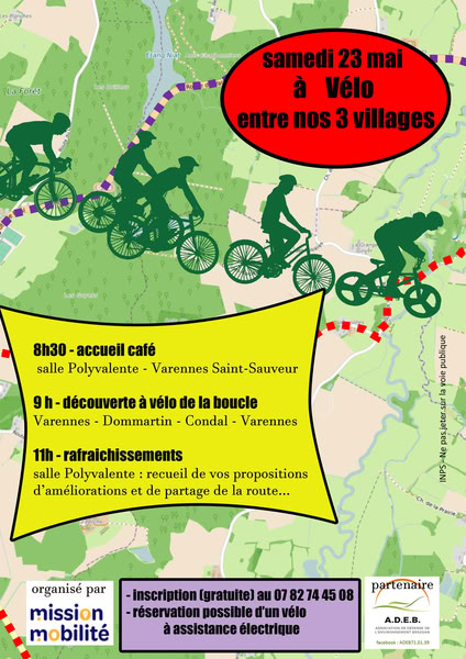 affiche boucle à vélo 23 mai 2026 resultat