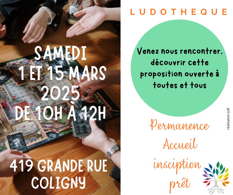permanence ludothèque mars 2025